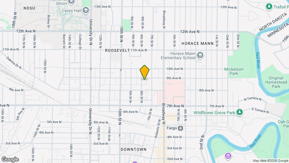 821 8th St N Map and Location Details