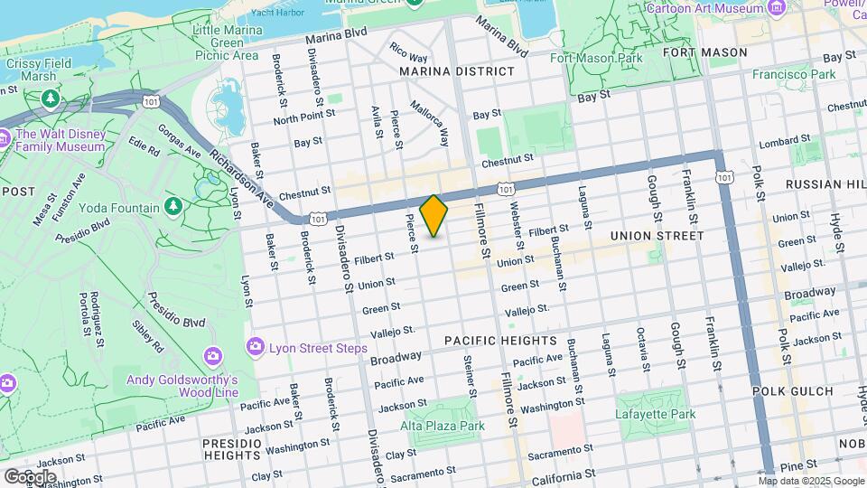 2340 Filbert St Map and Location Details