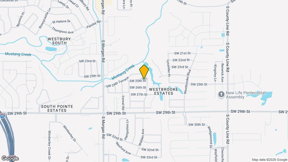 9624 SW 25th St Map and Location Details