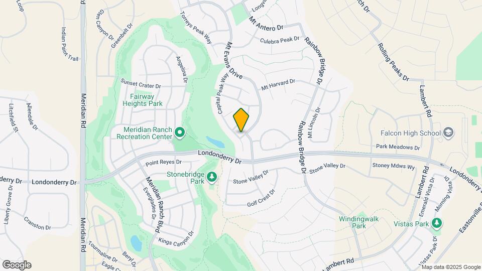 10308 Mount Evans Drive Map and Location Details