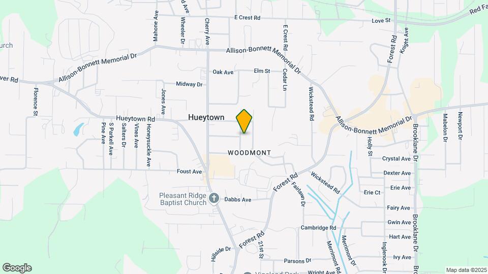 215 Ridgeway Rd Map and Location Details