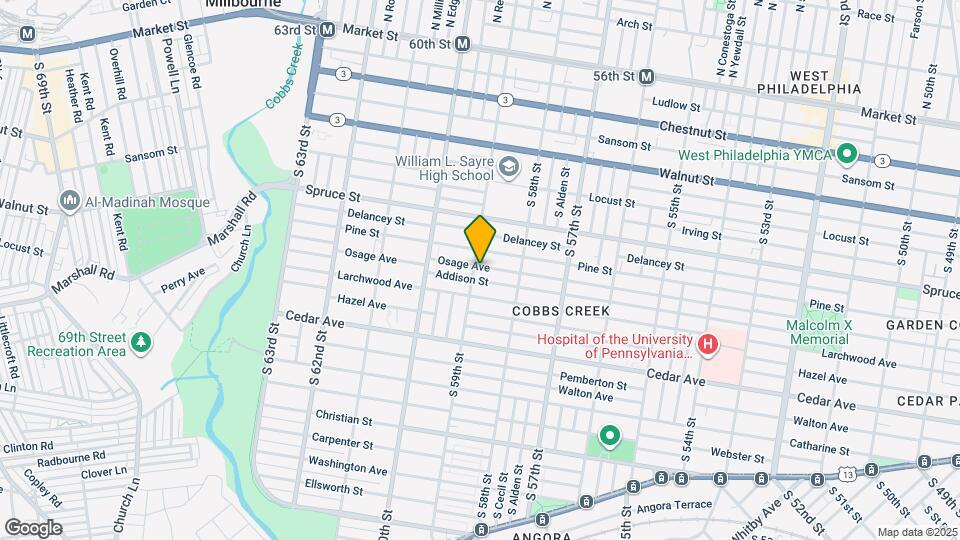 5860 Osage Ave Map and Location Details