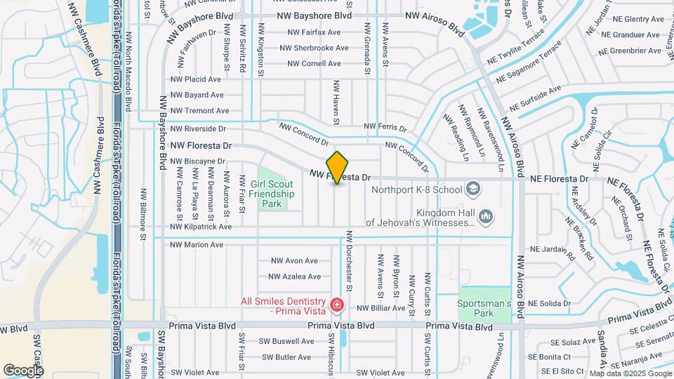 365 NW Hibiscus St Map and Location Details