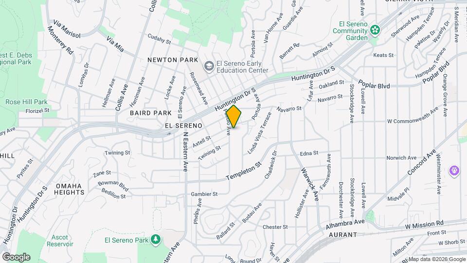 3424 Pueblo Ave, Unit 8 Map and Location Details