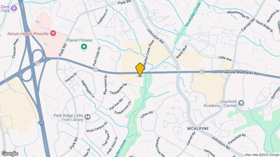8221 Pineville-Matthews Rd Map and Location Details