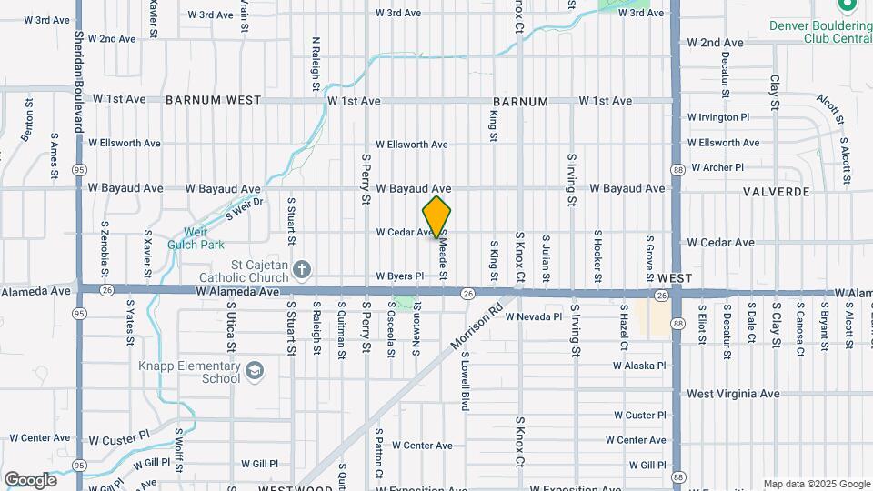 221 S Meade St Map and Location Details