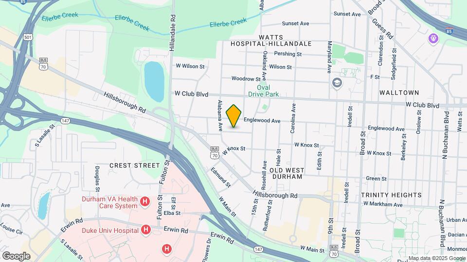 2638 Lawndale Ave Map and Location Details