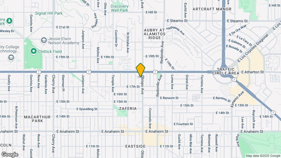 1749 Obispo Ave Map and Location Details