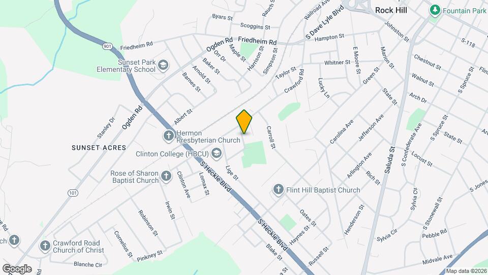 225 Simrill St Map and Location Details