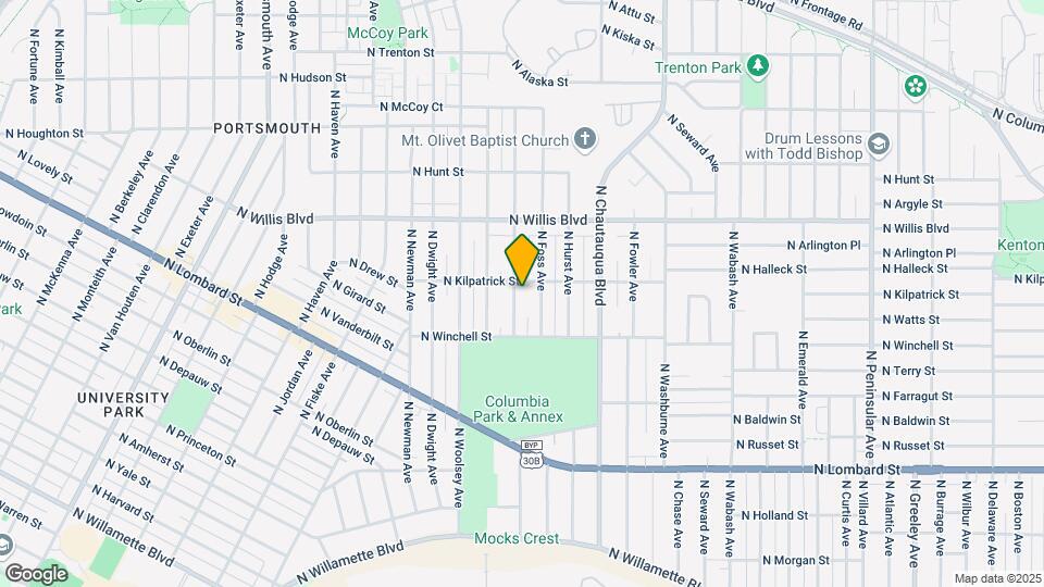 8038 N Wayland Ave Mapa y Detalles de la Ubicación