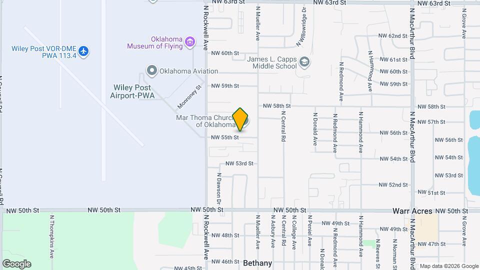 6817 NW 55th St Map and Location Details