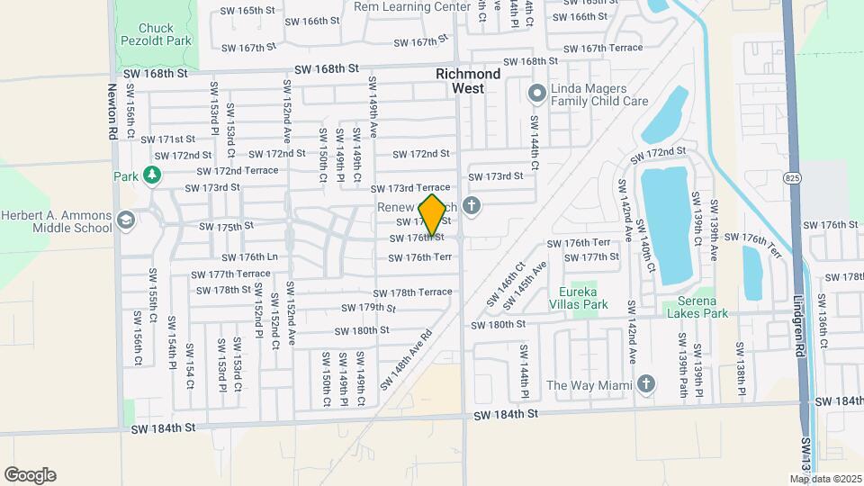14760 SW 176th St Map and Location Details