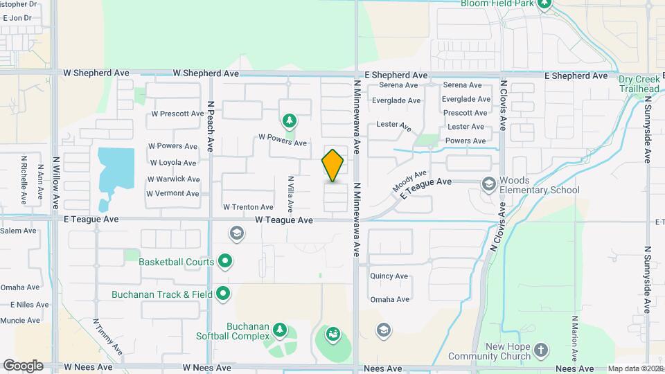 68 W Bordeaux Ln Mapa y Detalles de la Ubicación