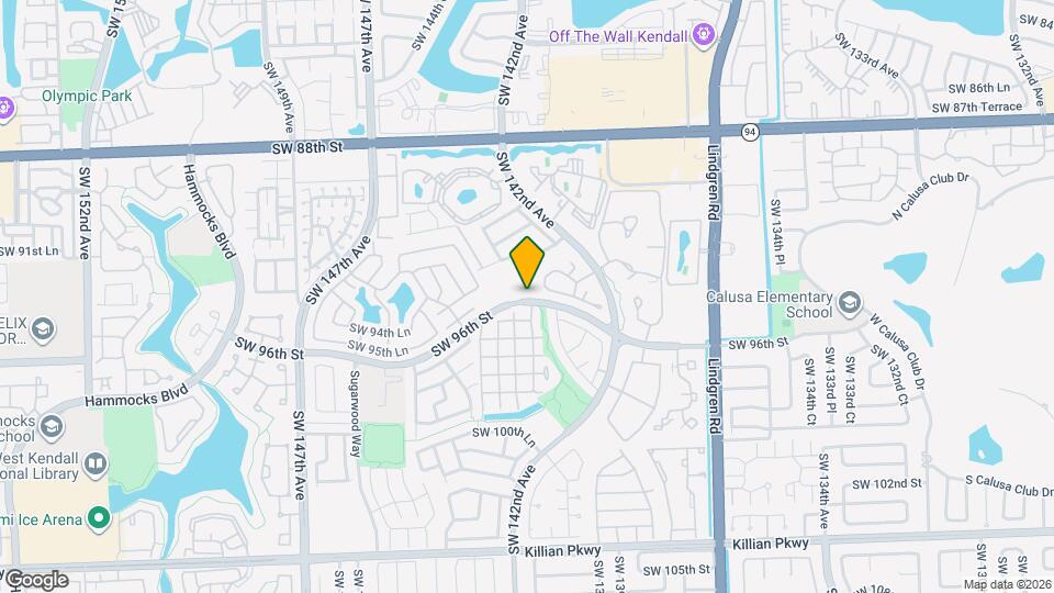 14309 SW 96th St Mapa y Detalles de la Ubicación