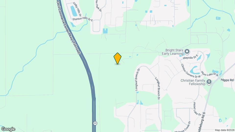 10405 Pavnes Creek Dr Mapa y Detalles de la Ubicación