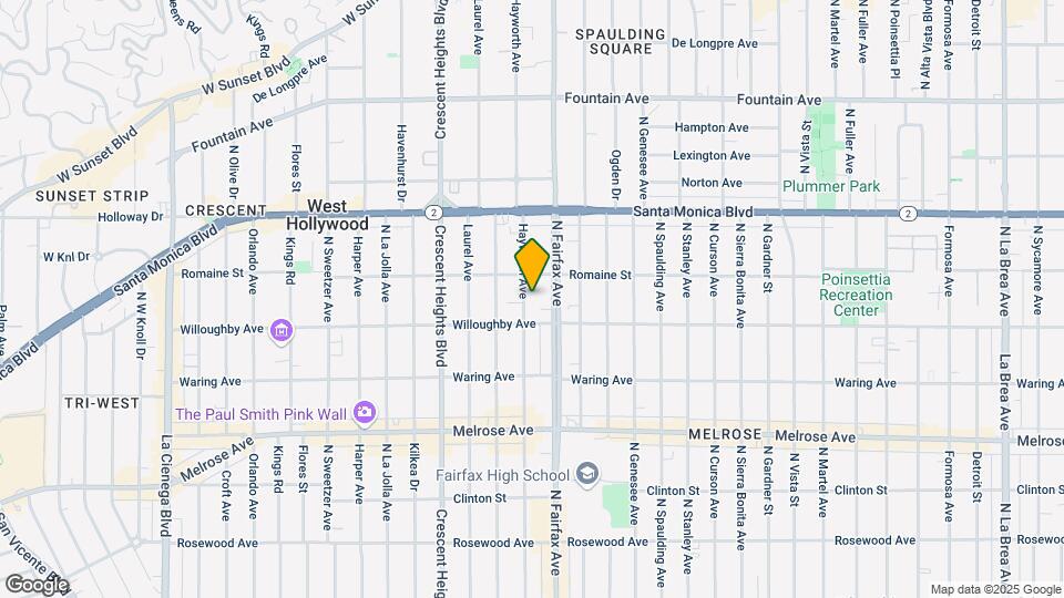 Hayworth Apartments Map and Location Details