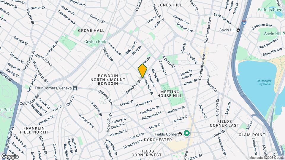 239 Bowdoin St Map and Location Details