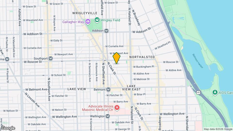 864 W Buckingham Pl, Unit J04P Mapa y Detalles de la Ubicación