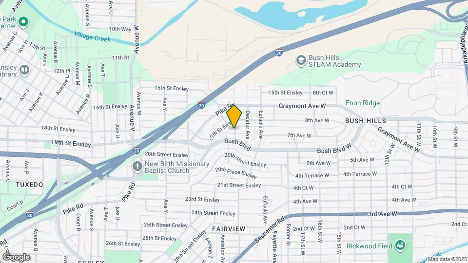 1724 Cullman Ave Mapa y Detalles de la Ubicación