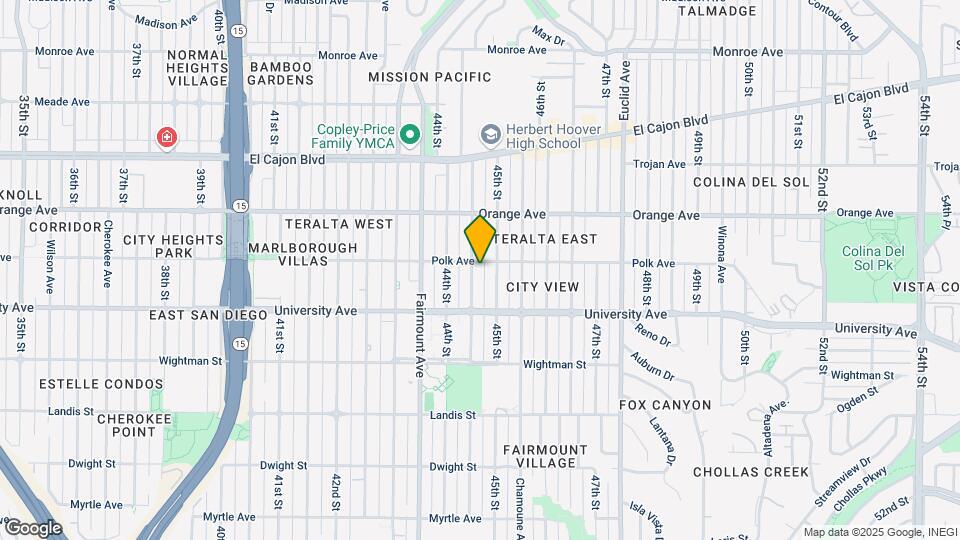 4095 Highland Ave Map and Location Details