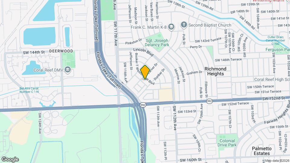 11405 SW 148th St Map and Location Details