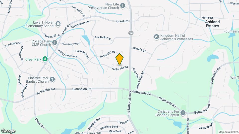 2435 Hallie Mill Rd Mapa y Detalles de la Ubicación