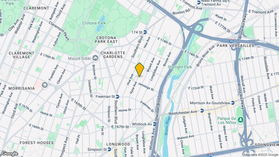 1470 Vyse Ave-Unit -2 Map and Location Details
