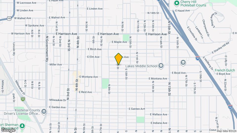 932 9th St Map and Location Details