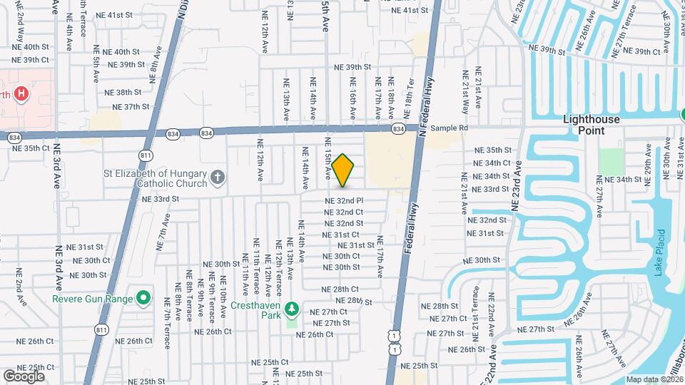 1530 NE 33rd St Map and Location Details