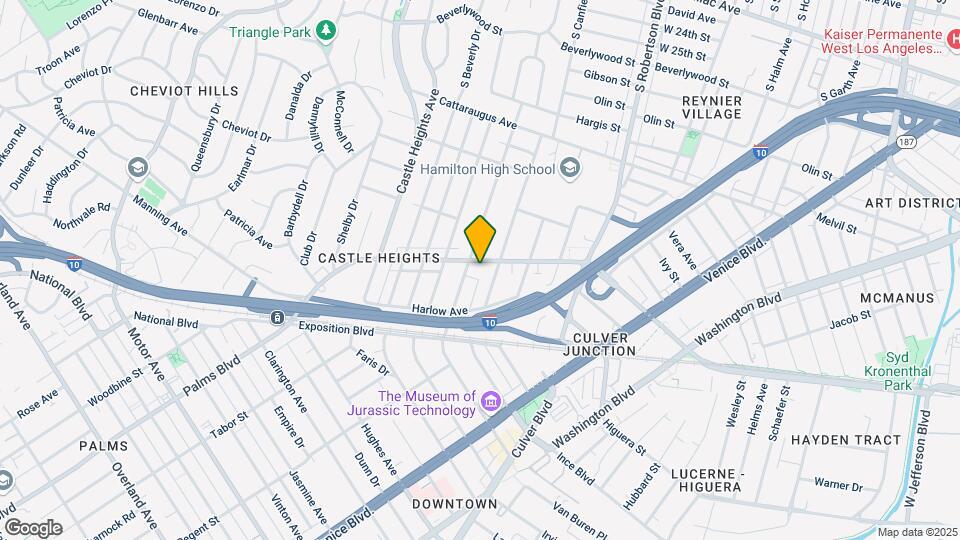 9338 National Blvd Mapa y Detalles de la Ubicación
