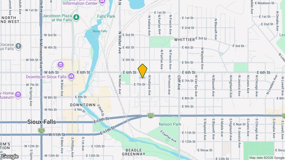 314 N Franklin Ave Map and Location Details