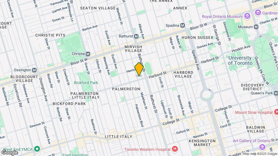 503-505 Markham St Map and Location Details