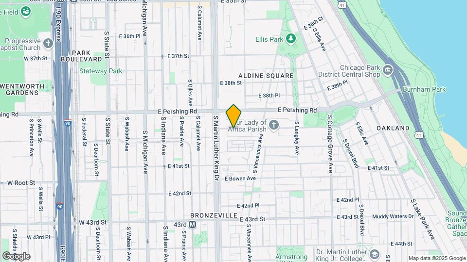 431 E Oakwood Blvd Map and Location Details
