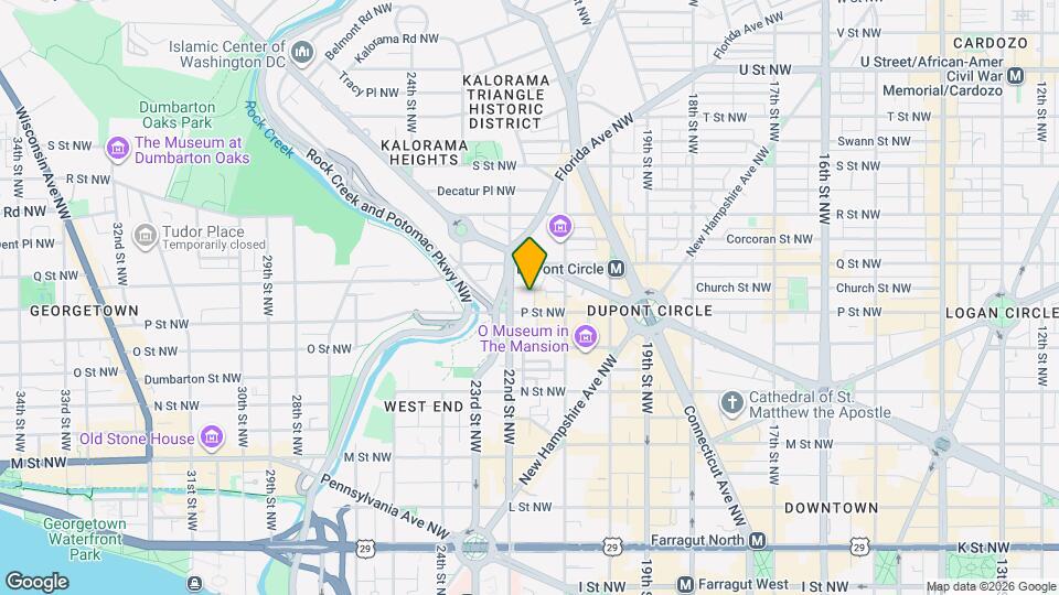 2141 P St NW, Unit 704 Mapa y Detalles de la Ubicación