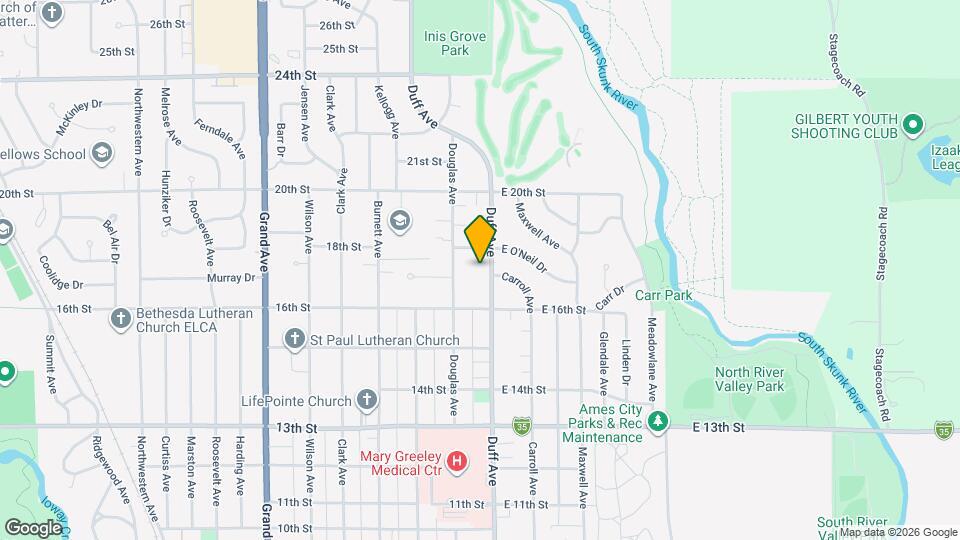 1709 Duff Ave Map and Location Details