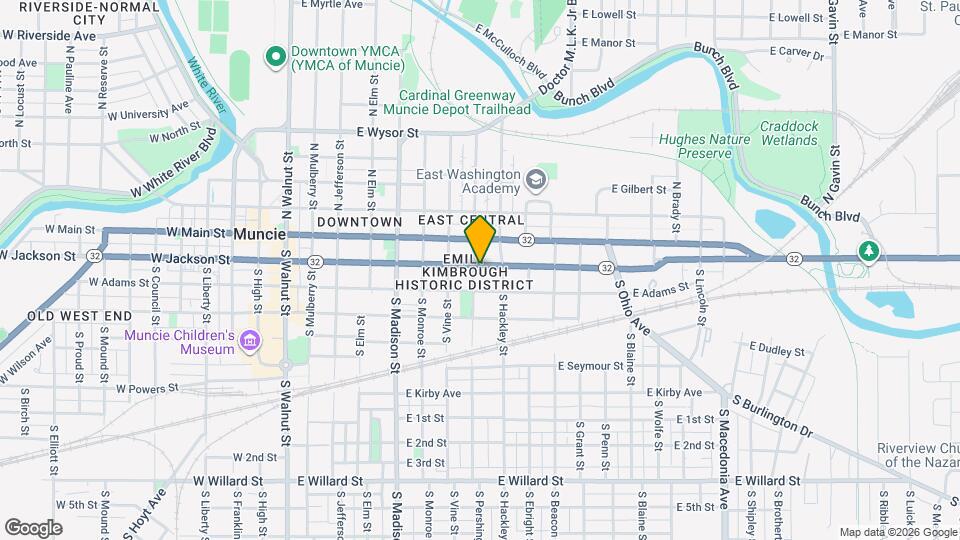 805 E Jackson St Map and Location Details