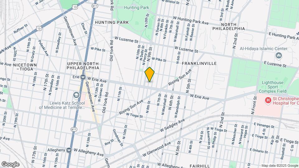 3715 N Darien St Map and Location Details
