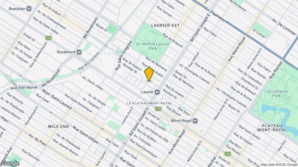 5069 Berri Rue Map and Location Details