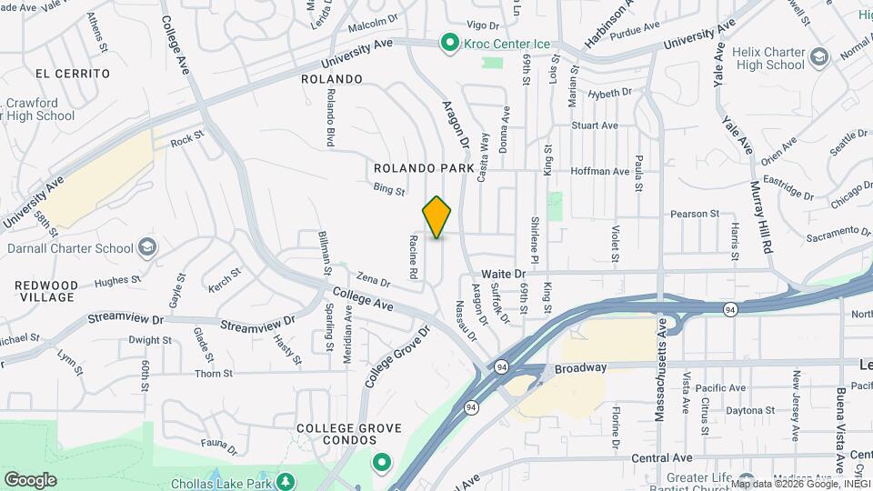 3856 Loma Alta Dr Mapa y Detalles de la Ubicación