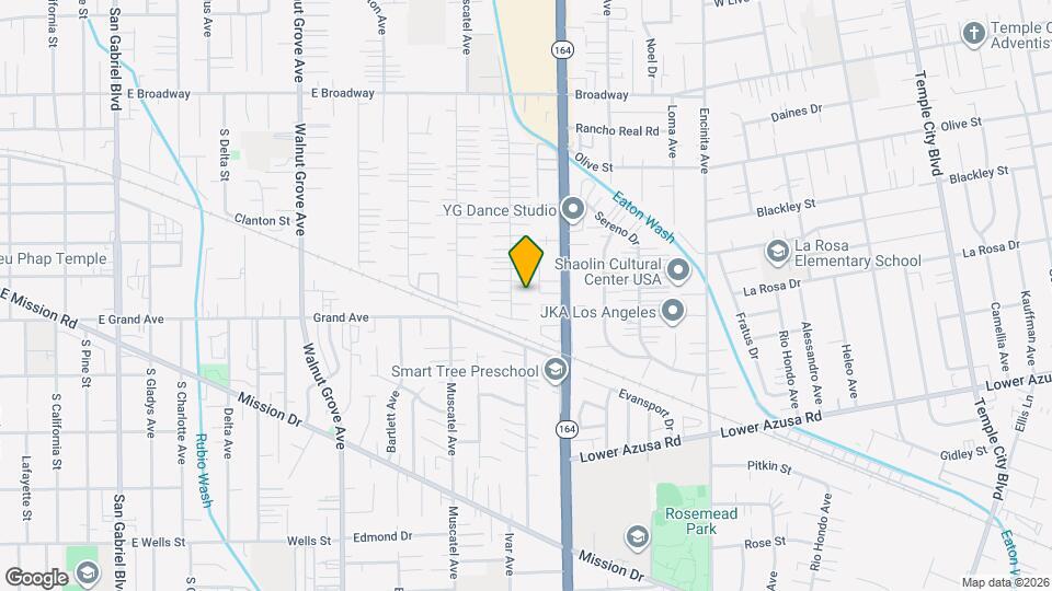 4932 Acacia St Map and Location Details