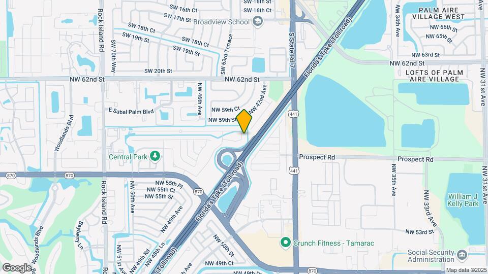 5808 NW 46th Ln Map and Location Details