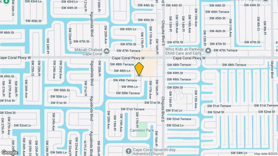 4910 SW 17th Pl Map and Location Details