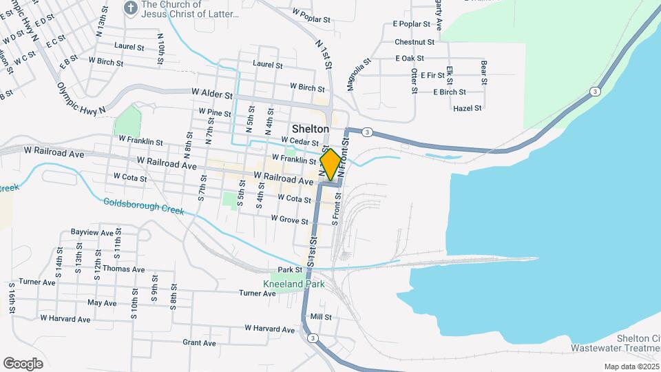 123 E Railroad Ave Map and Location Details