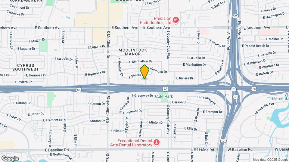 4021 S Holbrook Ln Map and Location Details