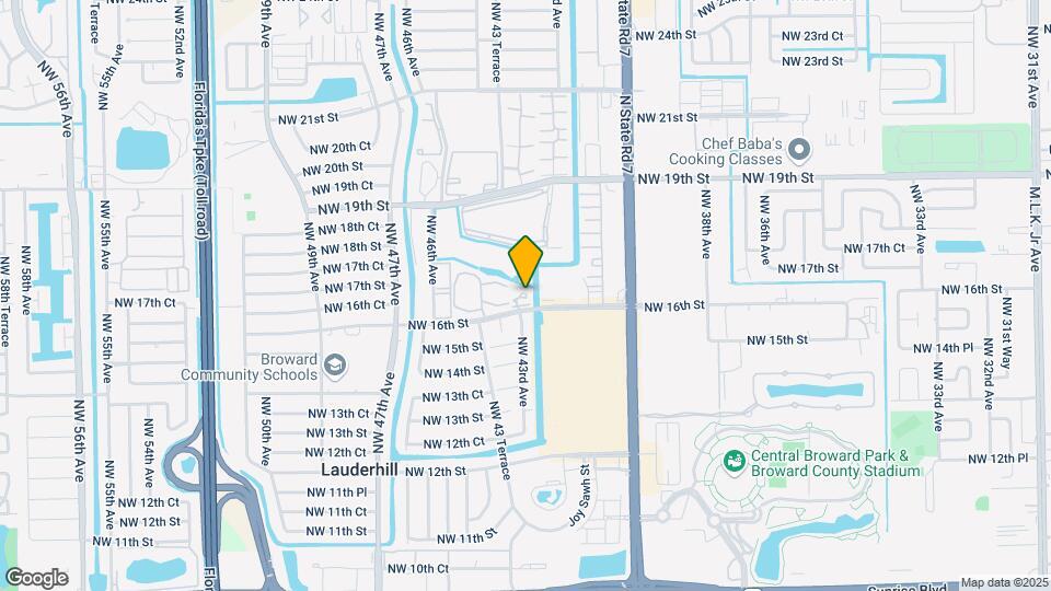 4299 NW 16th St Map and Location Details