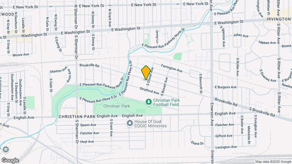4565 Brookville Rd Map and Location Details