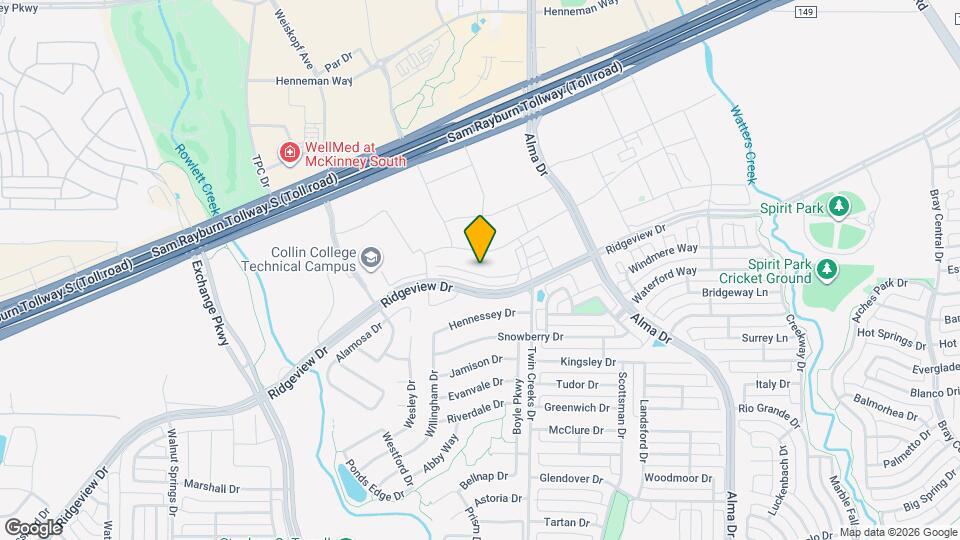 1532 Lake District Dr Map and Location Details