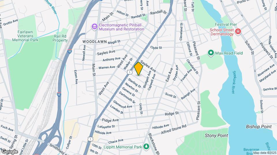 77 Waltham St Map and Location Details
