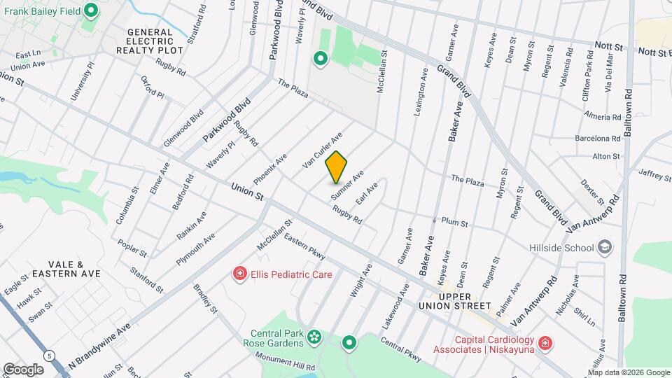 1117 Sumner Ave Mapa y Detalles de la Ubicación
