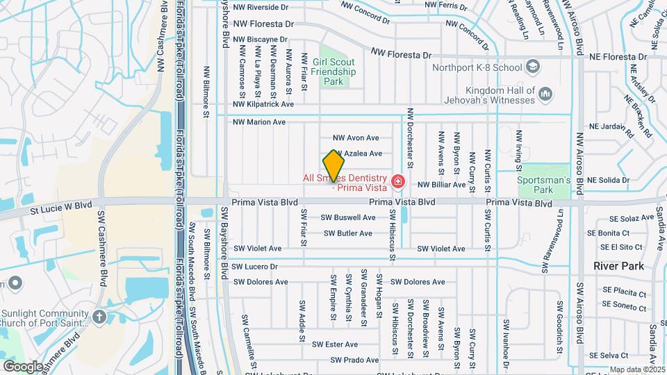 554 NW Billiar Ave Map and Location Details
